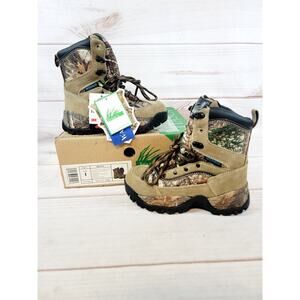 Itasca Waterproof Kids Camo Boot Size 1 5527400 NEW - READ